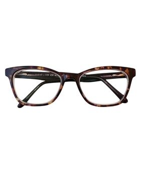 Junction City Belvedere Park Purple Tortoise Eyeglass Frames 51-16-135